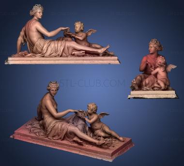 3D model Allgorie sculpture (STL)